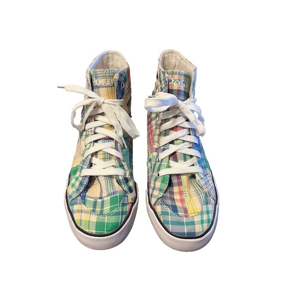 Rare Polo By Ralph Lauren Brisbane Multicolor Sneakers 6 Men’s 8 Women’s - Picture 15 of 15